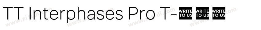TT Interphases Pro T字体转换